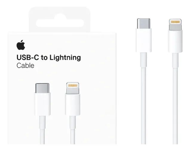 Cabo De Carregamento Iphone Original Apple Usb-c Lightning Branco - Foto 2