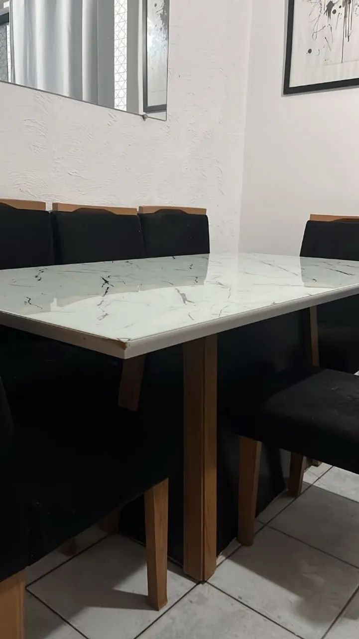 Mesa com 6 cadeiras - Foto 2