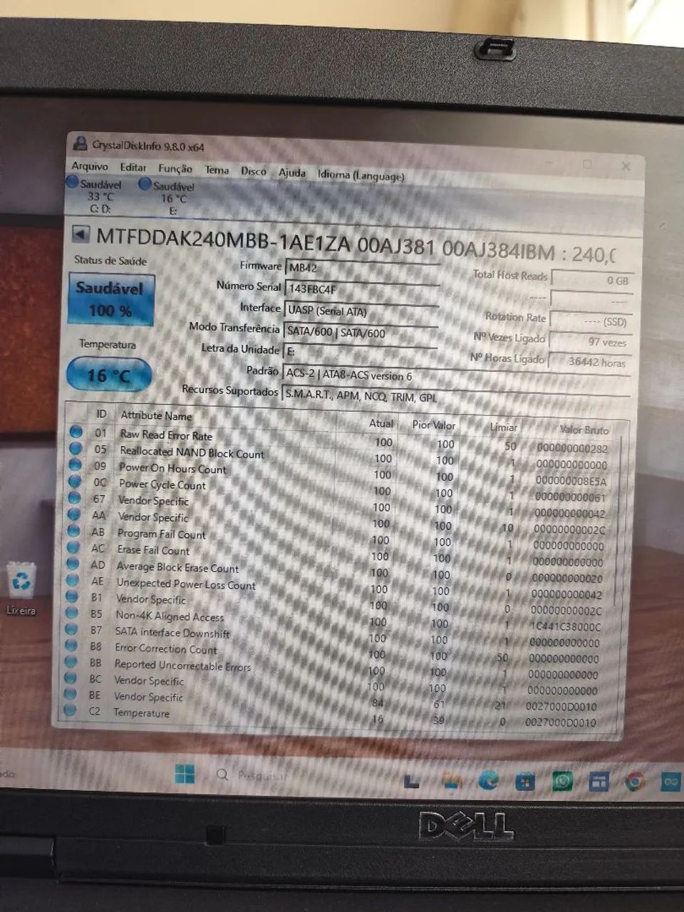 SSD sata IBM 240GB - Foto 3