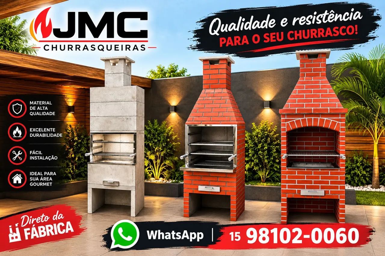 CHURRASQUEIRAS PRÉ MOLDADOS 