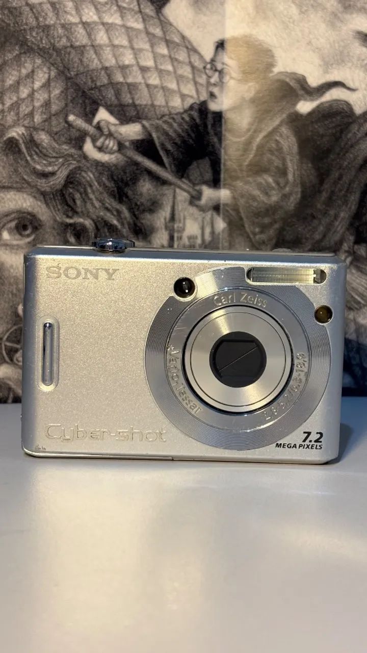 SONY CYBER-SHOT DSC-W35 7.2MP LENTE CARL ZEISS - Câmeras e