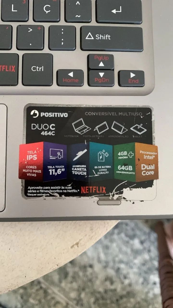 Notebook positivo Duo touch 2 em 1 - Foto 5