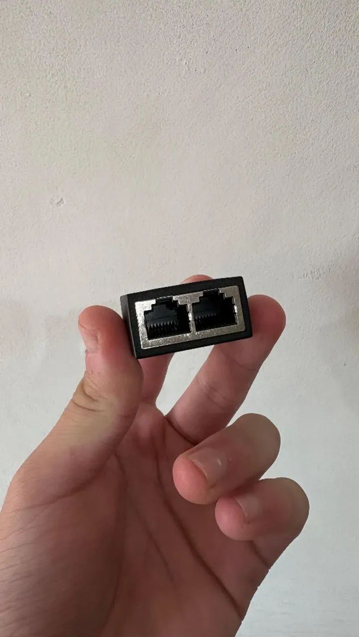 Emenda 2 em 1 Cabo De Internet - Foto 4