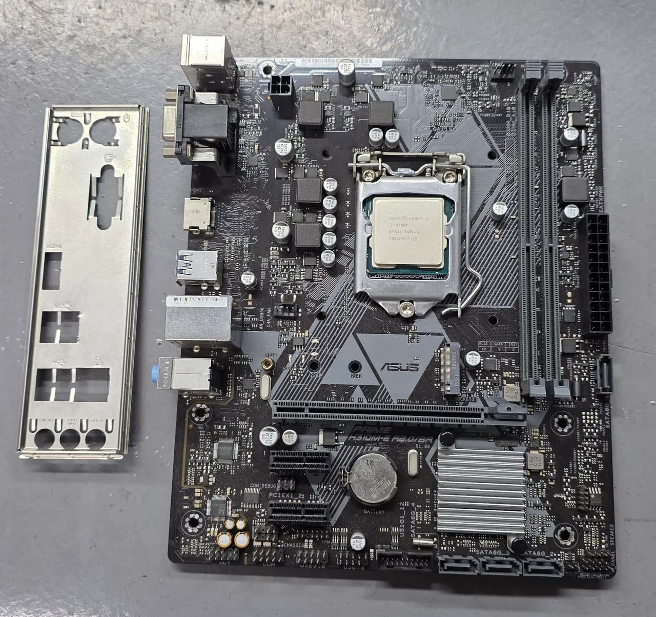 Placa Mãe + Processador 