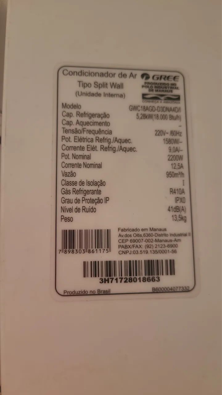 Ar condicionado 18.000 btus - Foto 2