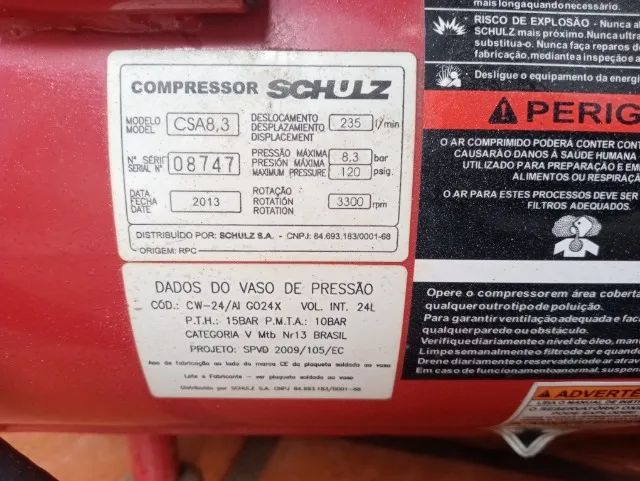 Compressor de ar 25L - São José-SC - Foto 3