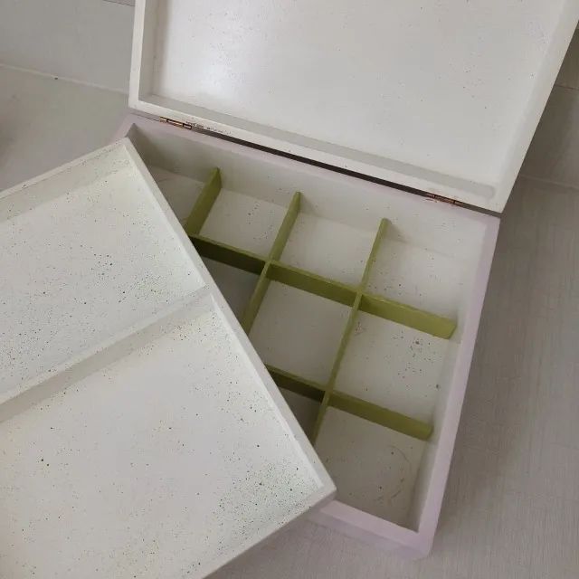 Caixa porta-treco em MDF artesanato - Foto 4