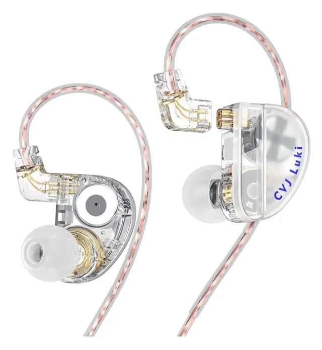 Fone De Ouvido Cvj Luki Dual Dynamic Driver Sem Microfone