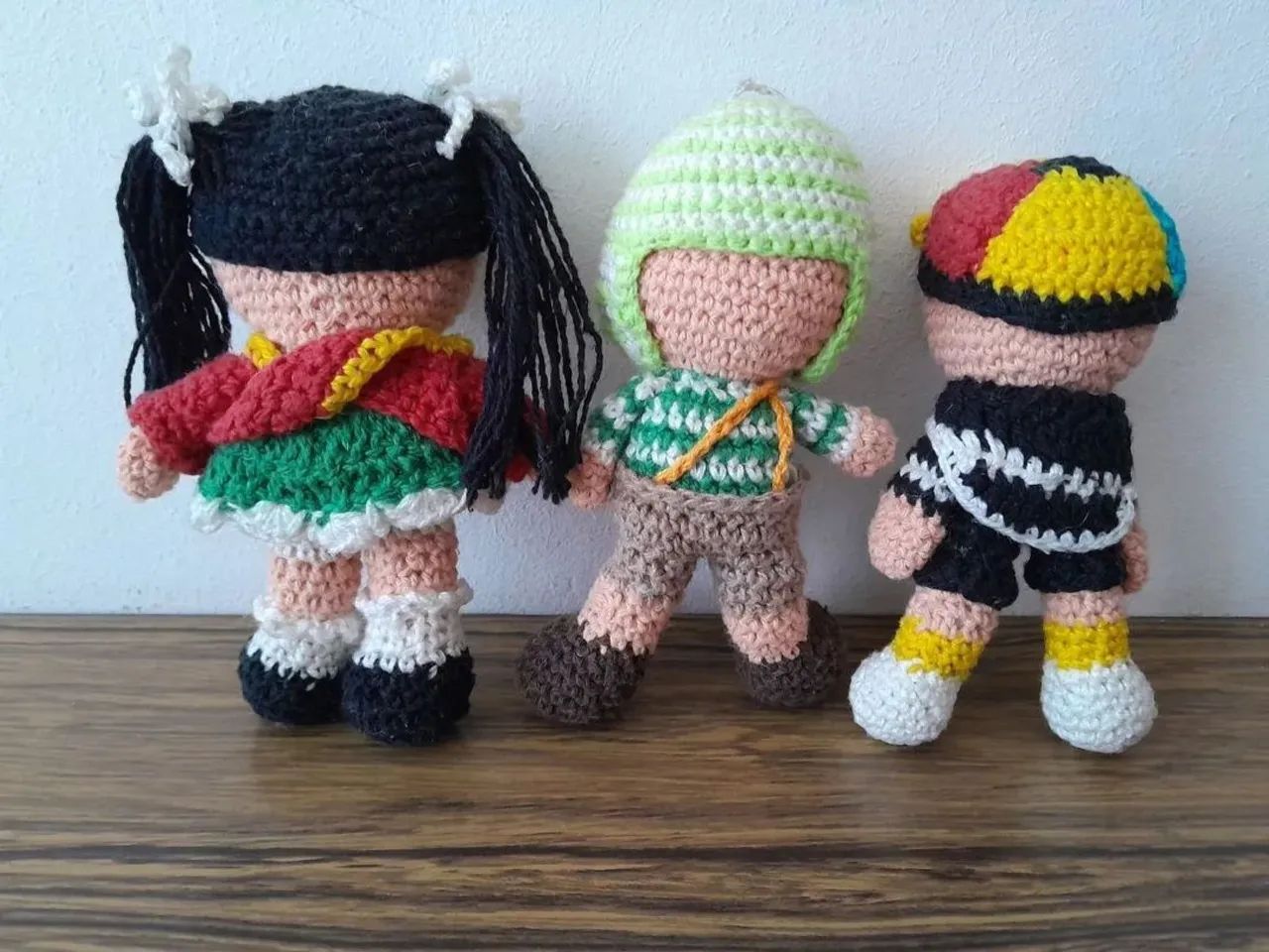Bonecos de Crochê -Turma do Chaves - Foto 3
