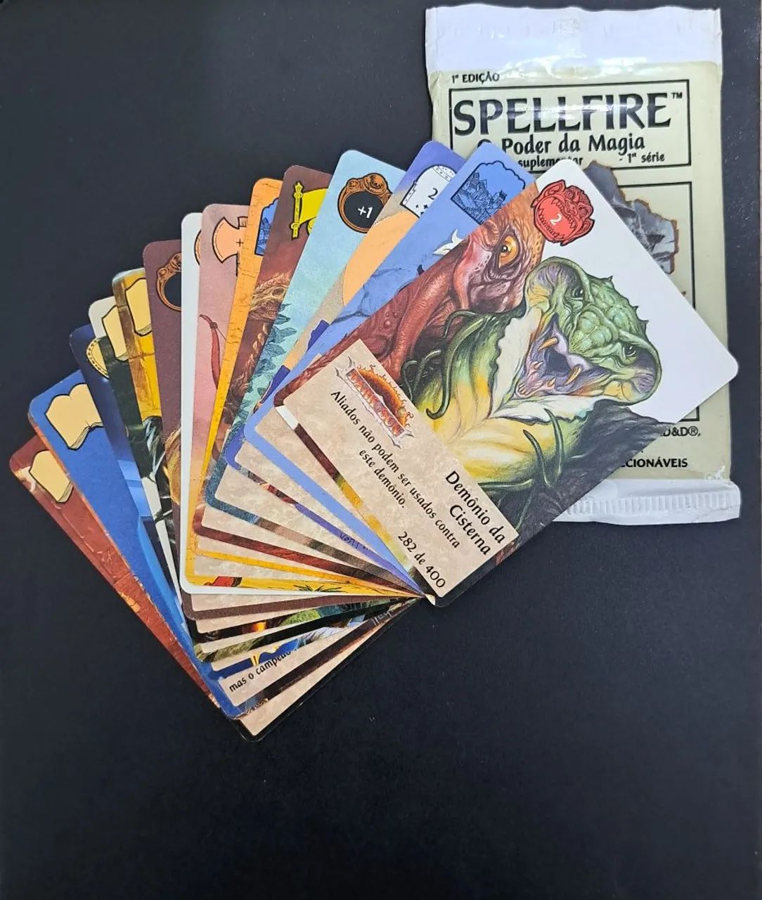 Cartas Spellfire 1ª Edição em português - Foto 5