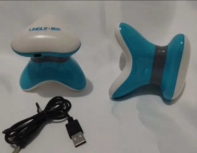 Mini Massageador Super Relaxante Azul - Foto 3