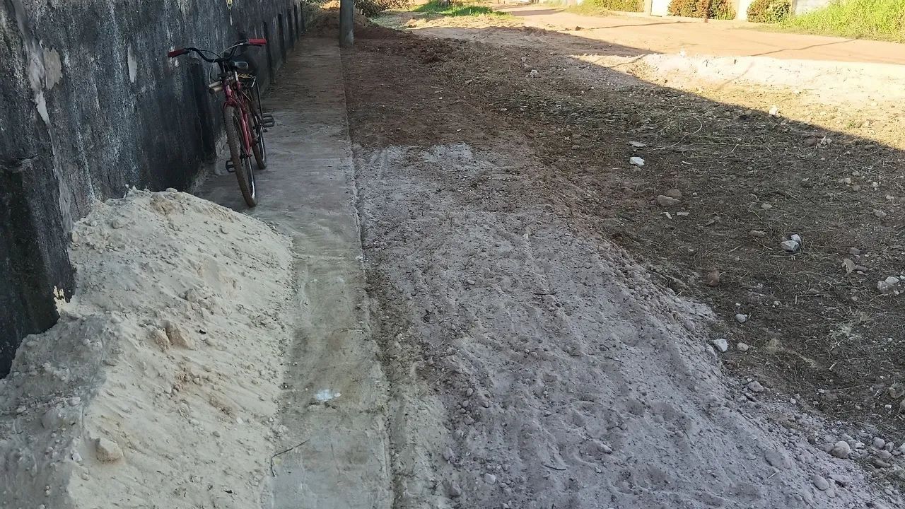 Limpeza na inchada.