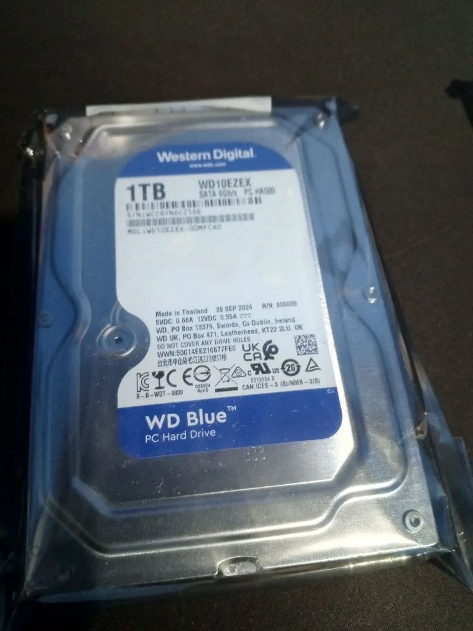 HD 1 TB Lacrado WD Blue