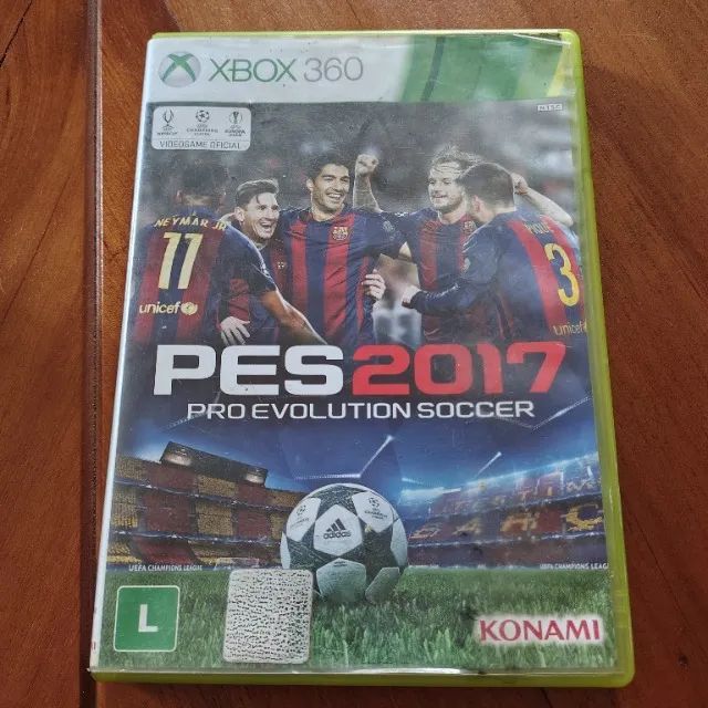 Jogo PES 2017 Xbox 360 Pro Evolution Soccer original