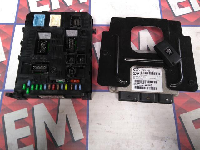 Kit injeção code módulo Peugeot 307 2.0 gasolina 2007 IAW 6LPB