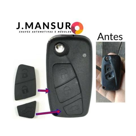Borracha reparo dos botões chave Fiat linea Punto idea palio doblo