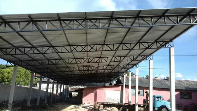 Barracão pré-moldados de concreto, galpões, granjas, estruturas metálicas - Foto 6