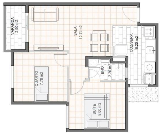 Apartamento Novo com Área de Lazer Completa no Alvaro Weyne Próx à Av Francisco Sá - Foto 6