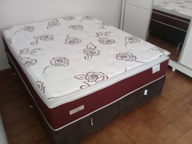 Cama queen top de linha é aqui/ molas ensacadas individualmente de 1999 /1399 - Foto 3
