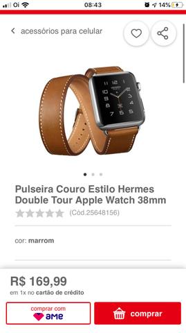 Pulseira apple watch Hermes