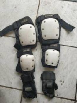Patins/roller de manobras + equipamentos de segurança - Foto 2