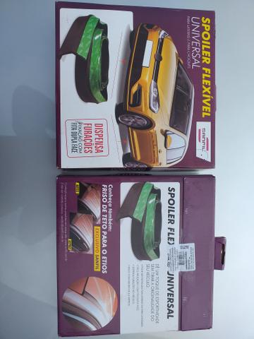 Saia Spoiler Automotiva Flexível Sanfil Protetor de Parachoques - Foto 2