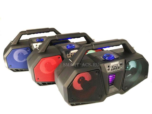 Caixa De Som Grasep Com Microfone E Controle Bluetooth Android iOS Música - Foto 3