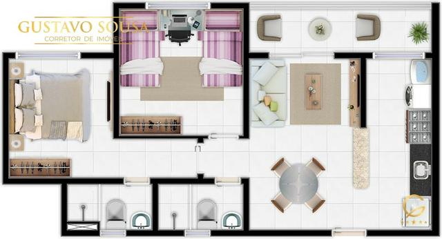 Lindo Apartamento no Gran Village Messejana com 2 Quartos - Foto 8