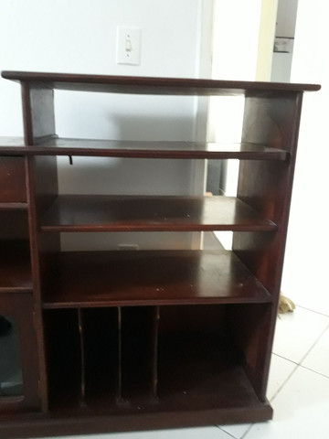 Rack de madeira antigo - Foto 3