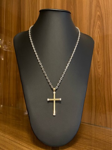 Conjunto em Ouro Branco 18k 750 - Foto 2