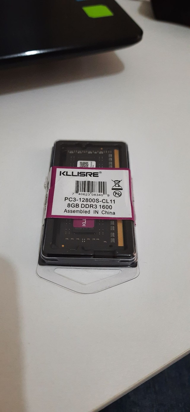 Memória RAM Kllisre DDR3 8gb Notebook