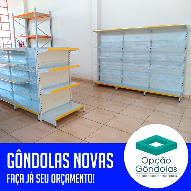 Gôndolas e Prateleiras Novas >> Pronta Entrega - Foto 2