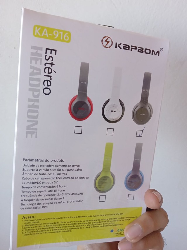 Headphone Bluetooth KAPBOM  - Foto 2