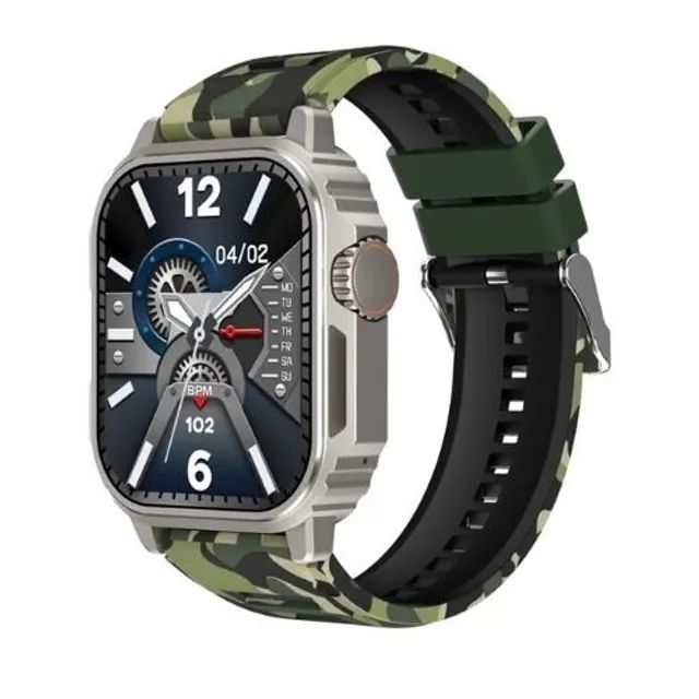 Relógio Smartwatch Xiaomi Blulory SV Watch Nfc - Camuflado / Preto