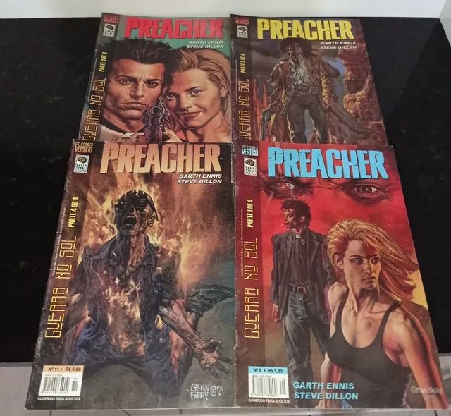 Preacher guerra ao sol minissérie completa de 2001