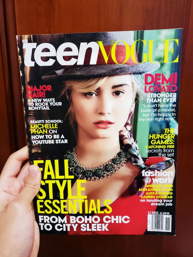 Revista teen vogue demi lovato
