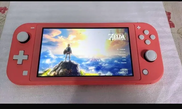 Nintendo Switch Lite Desbloqueado+sd64gb Lotado De Jogos - Desconto no Preço