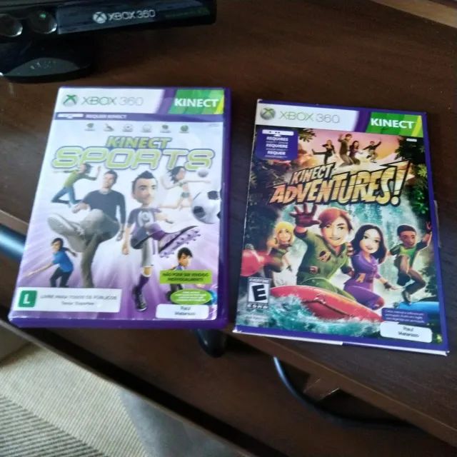 Box e manual em português do jogo Xbox 360 kinect sports. - Casa