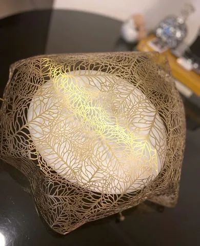 2 Luminária Nuvem Média Latão Polido Dourada - Parede - Loja Bertolucci -