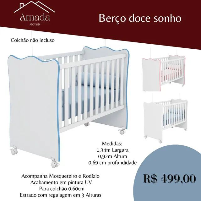 Dormitório infantil doce sonho , Entrega  em 3 dias  - Foto 5