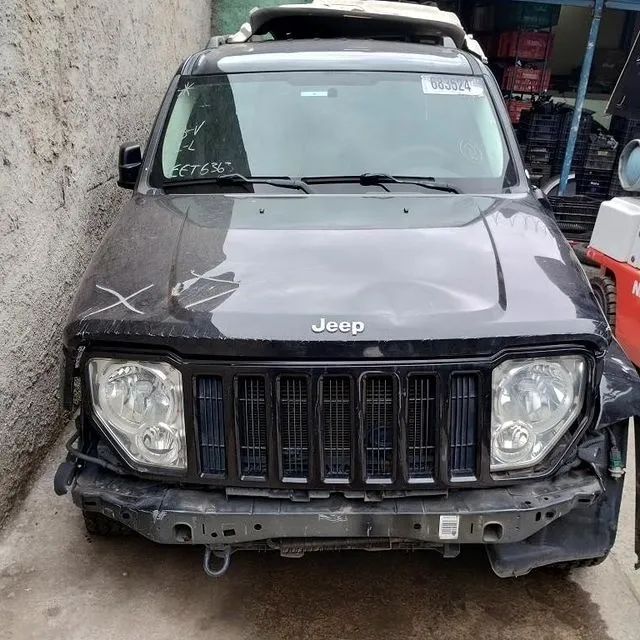 Jeep Cherokee 3.7 2008 Airbag Motor Retrovisor Capo Porta Farol Lantena Sucata - Foto 3