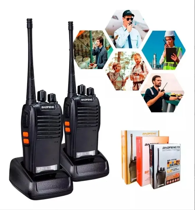 Par de rádios HT Baofeng BF-7775 - NOVO