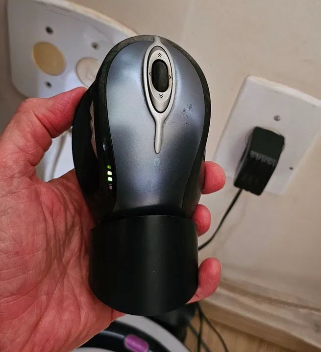 Teclado e mouse logitech Bluetooth MX5000 laser - Foto 2