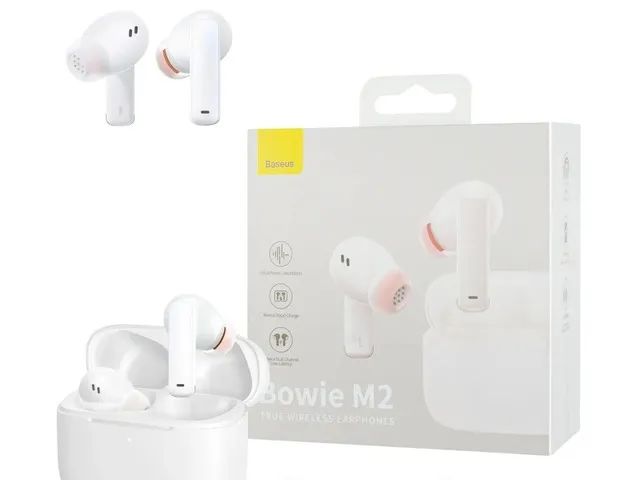  Fone de ouvido Baseus Bowie M2 bluetooth cancelamento de ruído ANC Pro (Branco ou Preto) - Foto 3