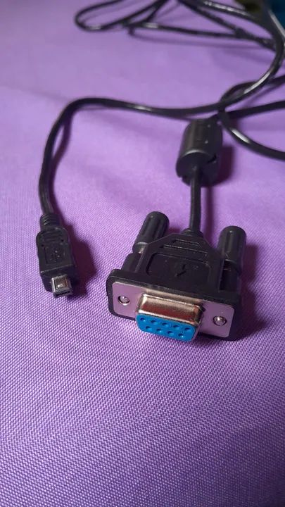 Cabo Vga Serial DB9 Macho 9 Pinos para Mini USB E157882 - Foto 3