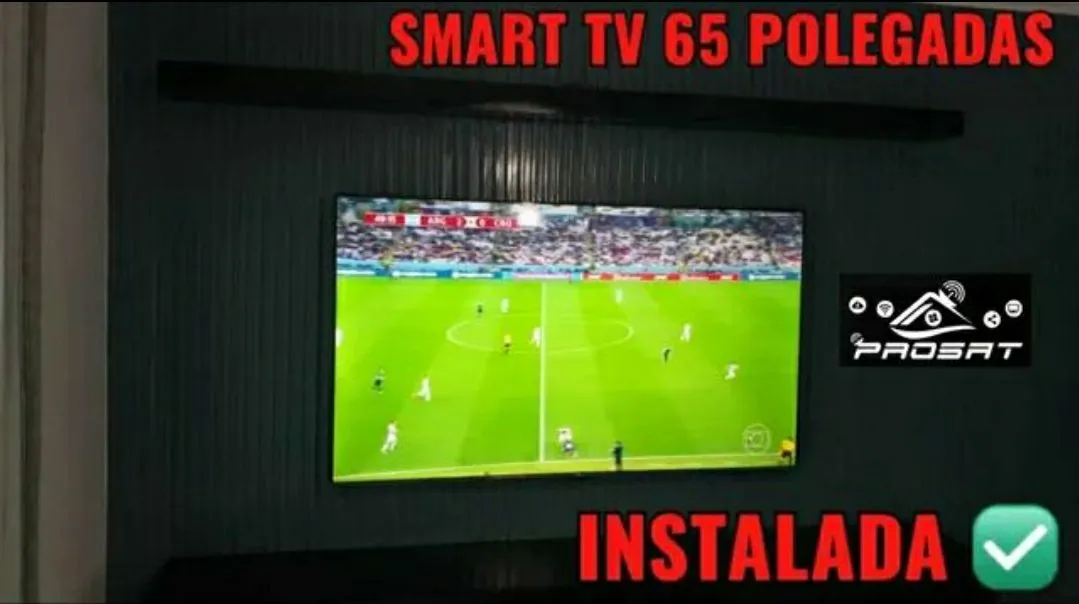 Suporte de tv instalado 02ta precisando