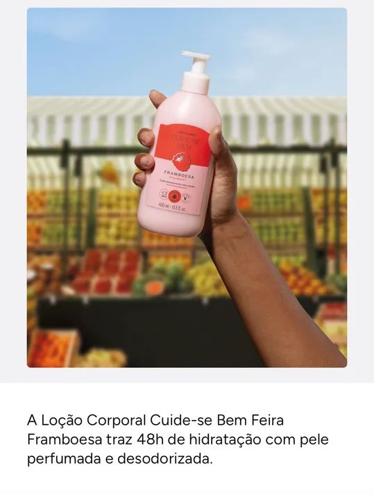 Framboesa loção 