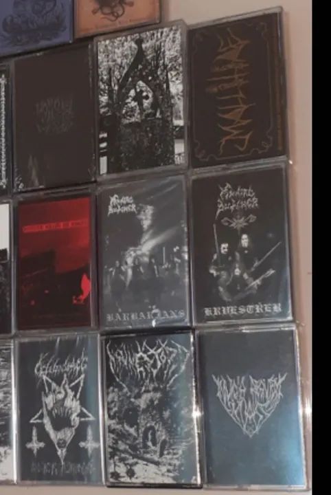 Lote fitas K7 Black Metal - Foto 4
