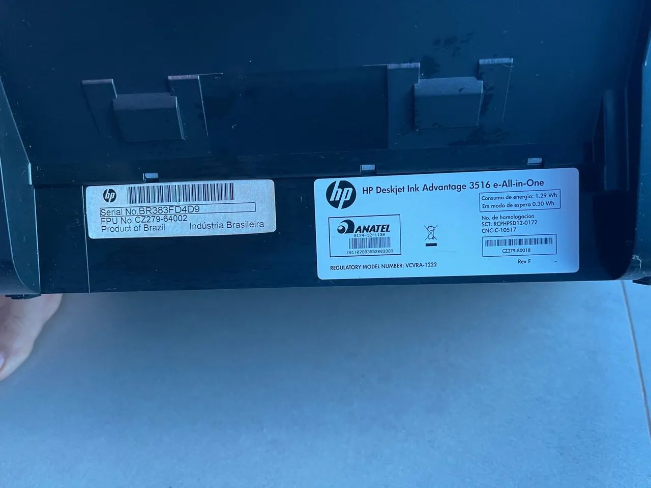 e-Multifuncional HP Deskjet Ink Advantage 3516 - Foto 2