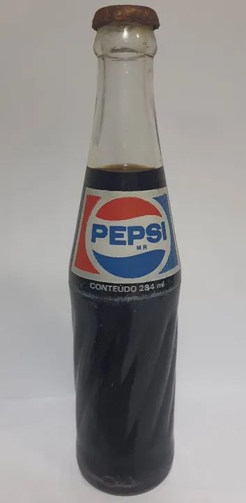 Antiga Garrafa de vidro Pepsi-Cola Lacrada 284ml - Foto 4